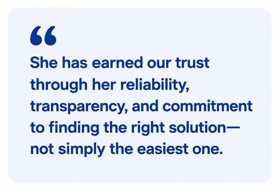 CohereOne Testimonial Snippet